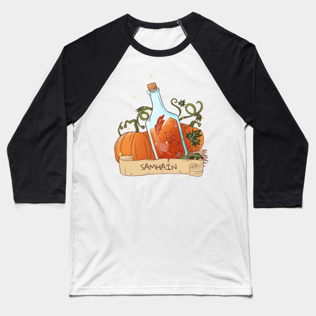 Samhain Baseball T-Shirt by Studio-Sy